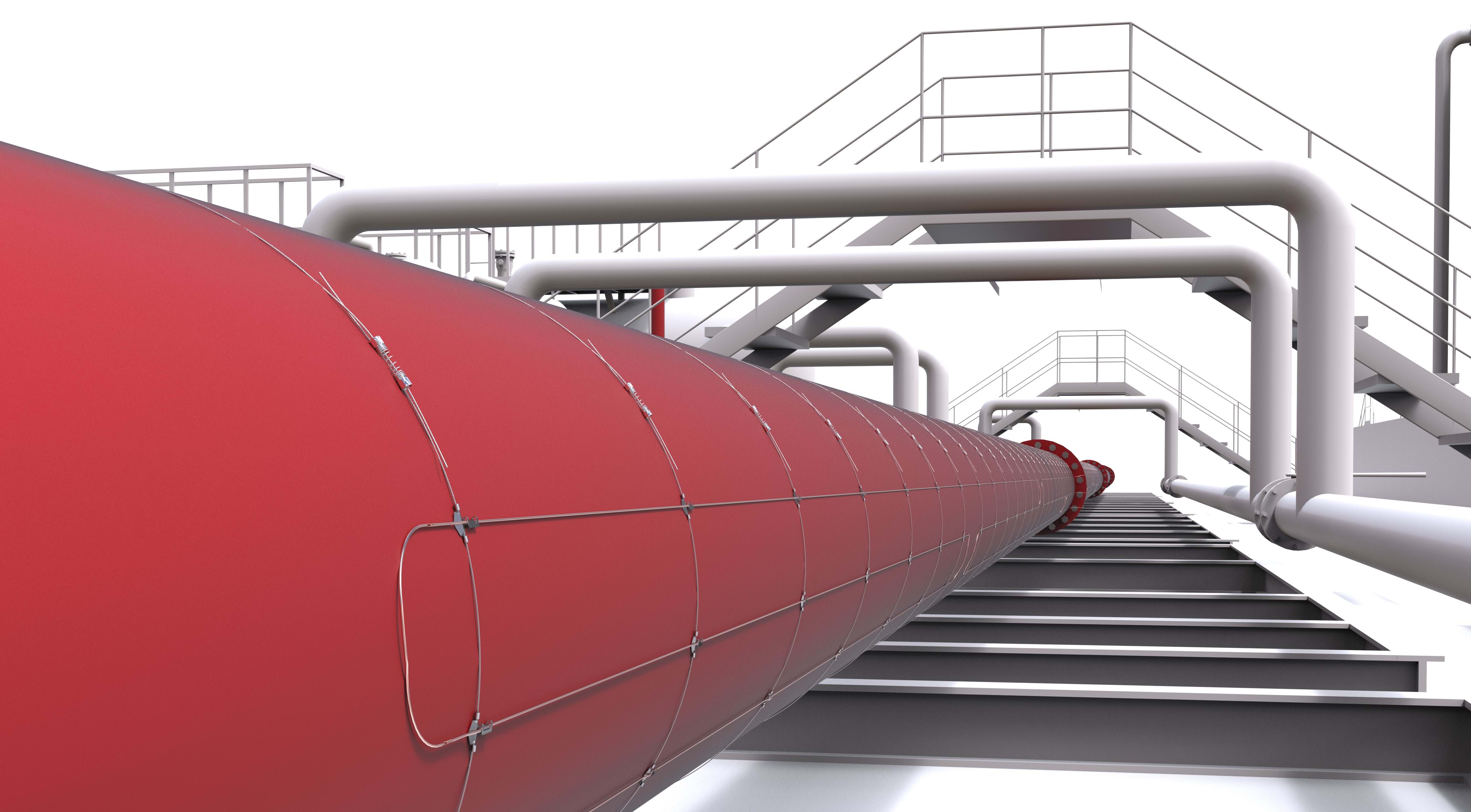 Pipeline Heat Traceing Render Web